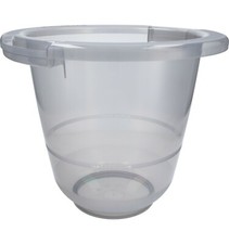 Tummy Tub Baby Badeeimer grau