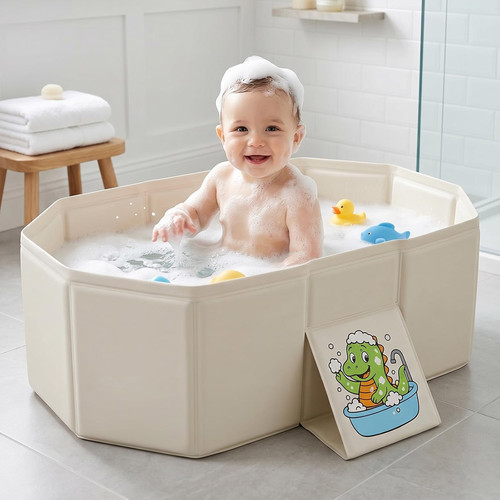 Foldable baby bath - baby, tub